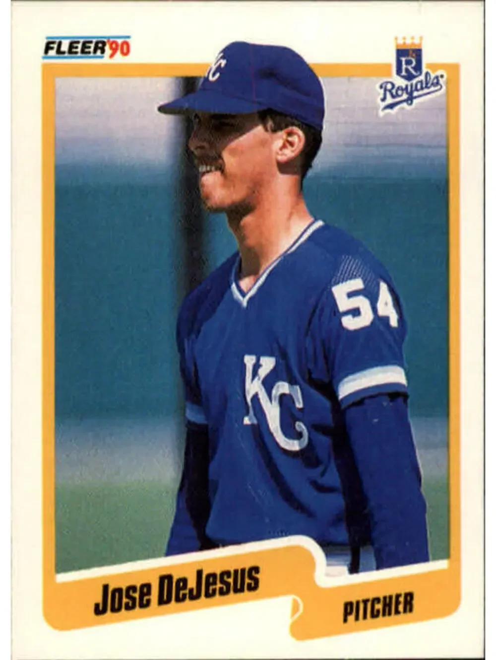 1990 Jose DeJesus Fleer Baseball Card #104